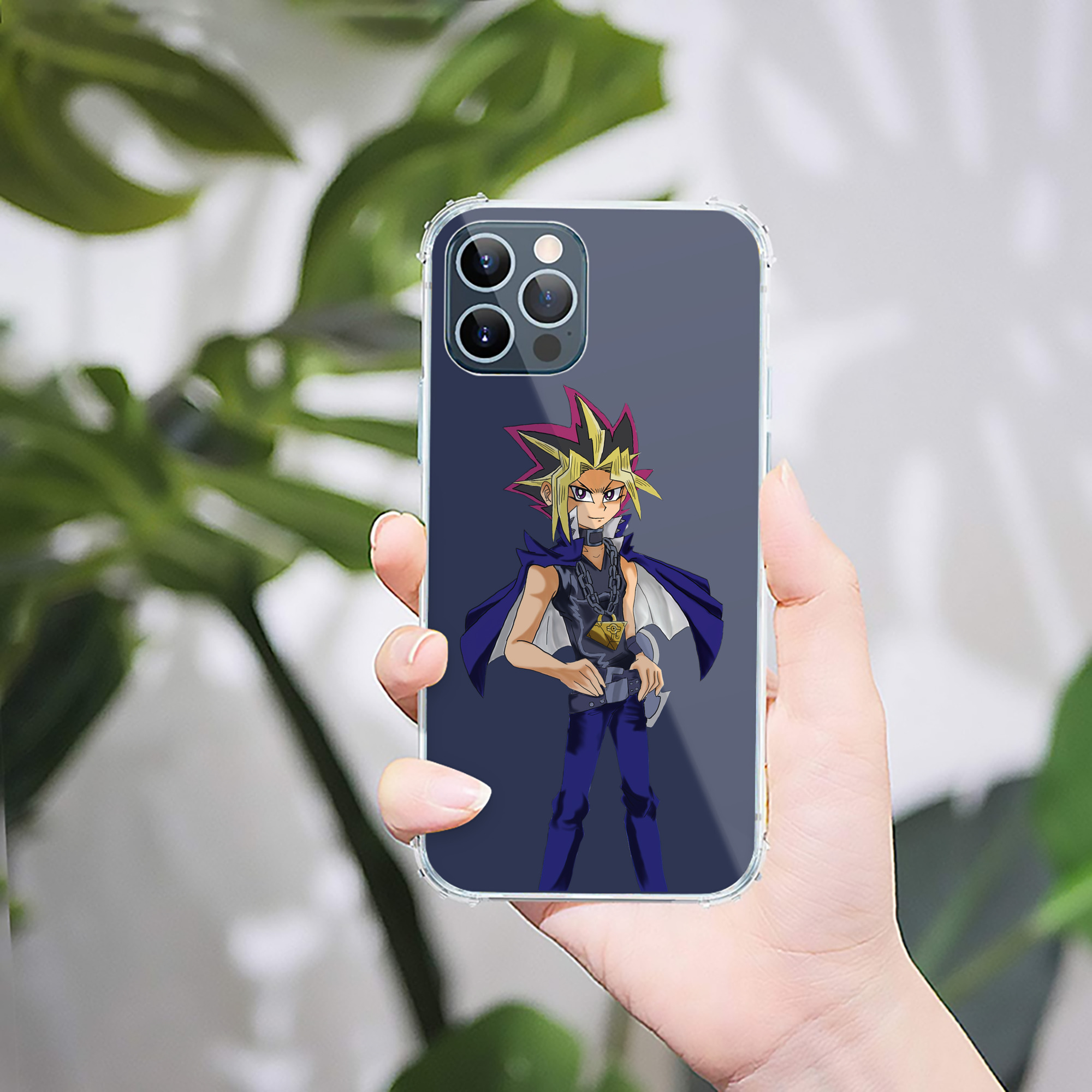 （画像用） 遊☆戯☆王 Yu-Gi-Oh! 【iPhone 12シリーズ対応】透明スマホケース（クリアソフトケース）